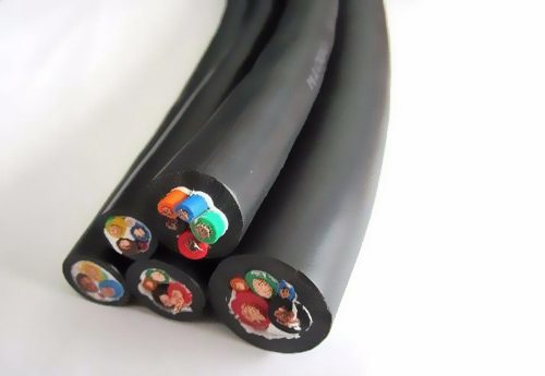 鋼絲織造的船用電纜