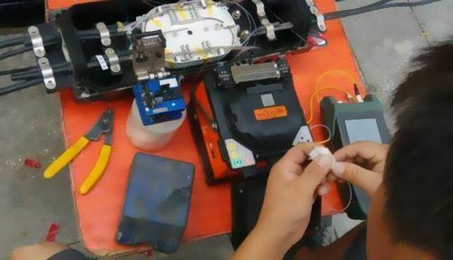 光纖接續的進程和過程