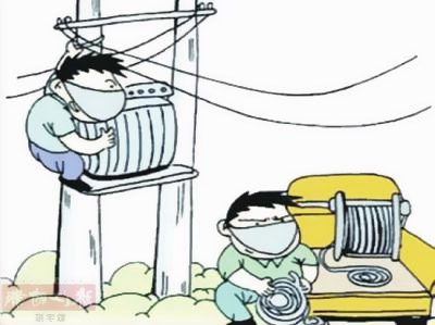 私接小區電線盜電